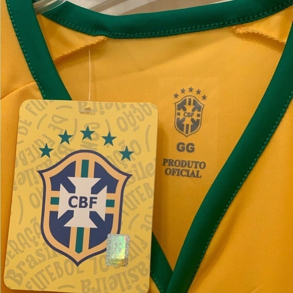 Original CBF Brazil Soccer Jersey. - Picture 5 of 13